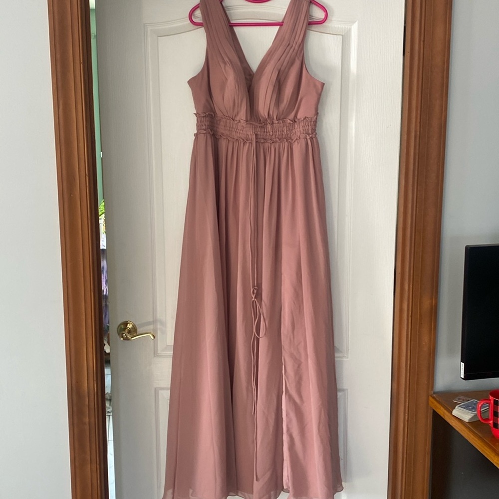 Pink Bridesmaid Dress from Azazie.